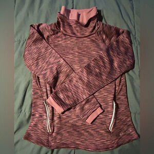 Spyder mock neck layered pullover sweatshirt M